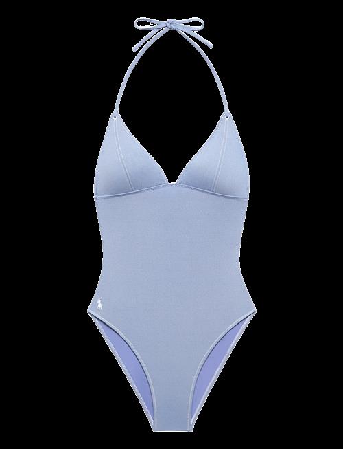Polo By Ralph Lauren Swimwear | Prl Oxford Halter Triangle Swimsuit | XL
