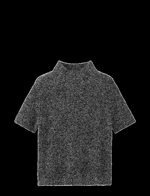 Mango | Speckled Perkins-Neck Sweater | M
