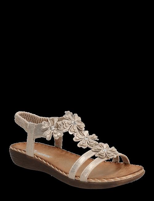 Rieker | Rieker Ladies' Sandals V7573-90 Gold | 39