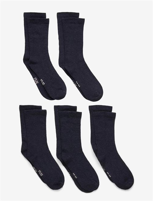Minymo | Wool Socks 5-Pack Solid | 23\26