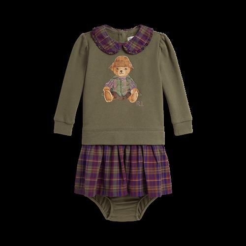 Ralph Lauren Kjole Cruise Olive  Cruise Olive 18 months  Grøn  18 måneder  Piger
