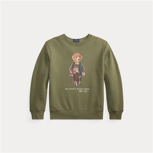 Ralph Lauren Knit Sweatshirt Cruise Olive S  Grøn  8 år  Drenge