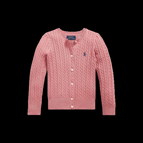 Ralph Lauren Cardigan Canvas Pink  Canvas Pink S  Lyserød  7 år  Piger