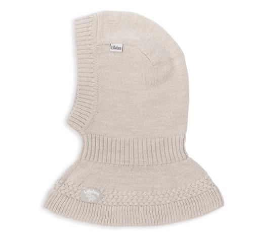 Lillelam Balaclava Classic Light Beige Light Beige 48/50 cm Uld Beige  48/50 cm  unisex