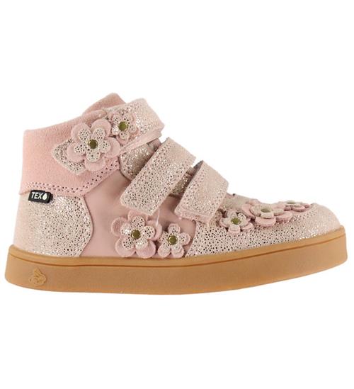 Bundgaard Sko - Nero Flower - Vintage Rose Glitter