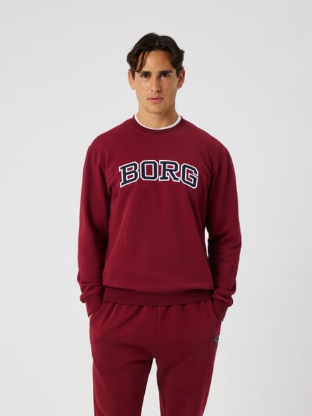 Björn Borg Borg Classic Print Sweatshirt Rød, M