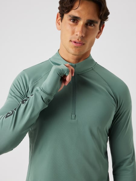 Björn Borg Borg Midlayer Half Zip Grøn, S