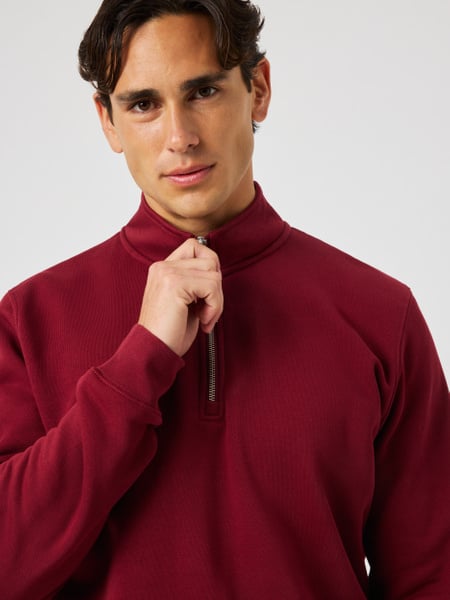 Björn Borg Centre Half Zip Rød, M