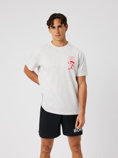 Björn Borg Borg Gym Oversized T-shirt Grå, S