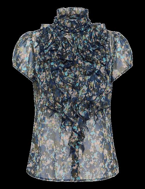 Saint Tropez | Liljasz Crinkle Ss Shirt | XL