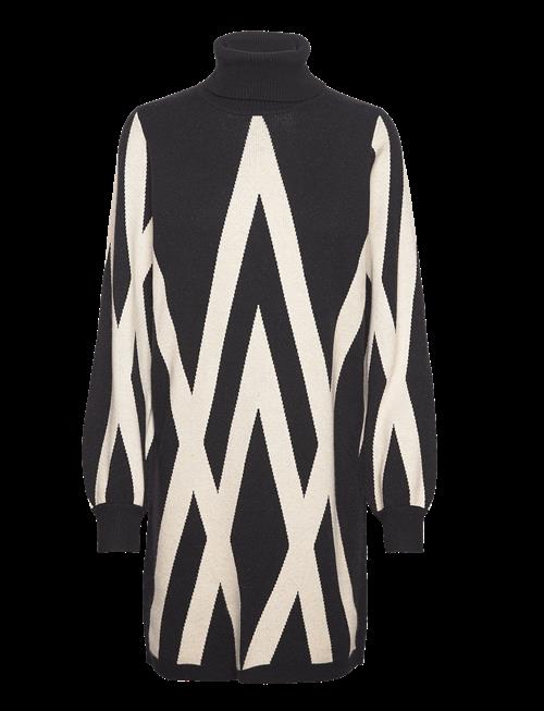 Object | Objray L/S Knit Rollneck Dress Aop Noos | M
