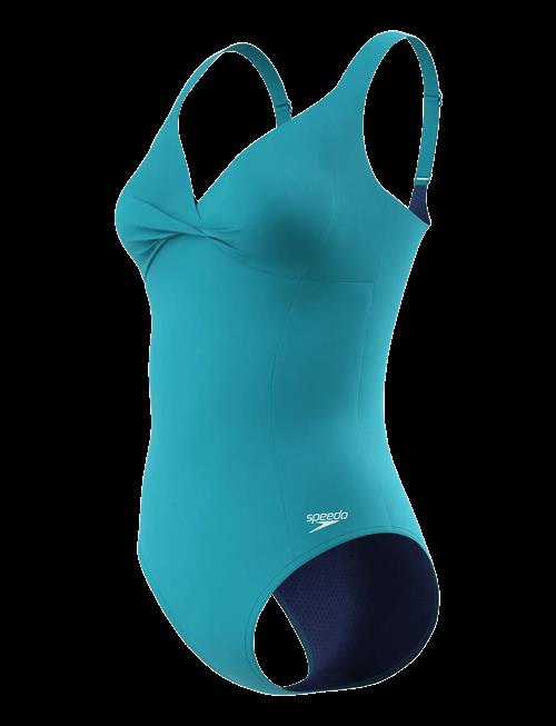 Speedo | Solid Cross Knot Swimsuit | 46