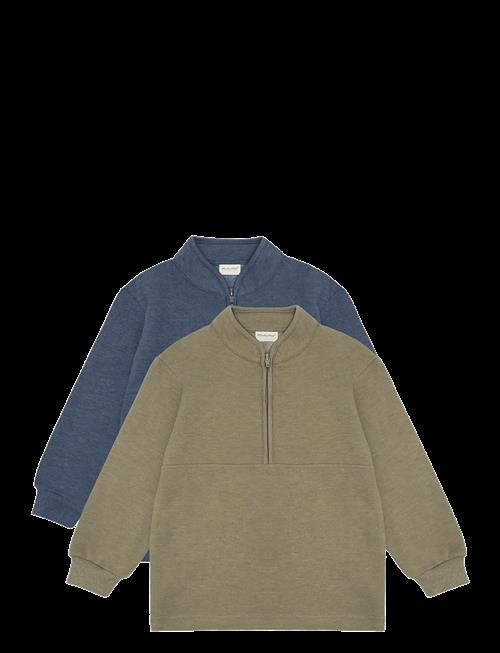 Minymo | Sweatshirt W.zip (2-Pack) | 116