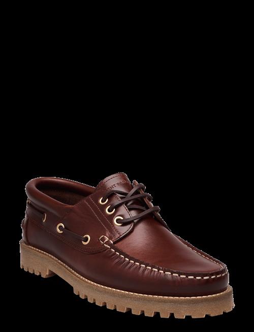 Garment Project | Ollie Boat Shoe - Brown Leather | 42