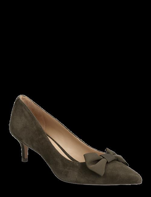 Lauren Ralph Lauren | Adrienne Bow-Trim Suede Pump | 41
