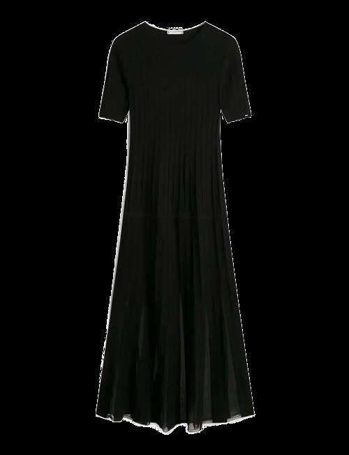 Tommy Hilfiger | Festive Pleated Maxi Sl Dress | S