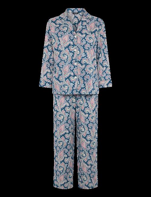 Lauren Ralph Lauren Homewear | Lrl 3/4 Sl. Notch Collar Ankle Pant | XS