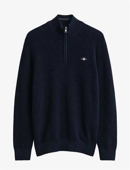Gant | Waffle Knit Half-Zip Sweater | XXXL