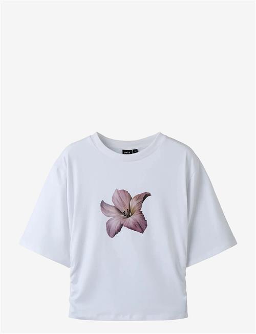 LMTD | Nlfrebecflo Ss Rouched Short Top | 158-164