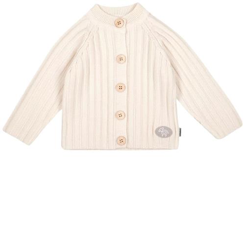 Lillelam Nature Babycardigan Cremefarvet Cream White 74 cm Uld Hvid  74 cm  unisex
