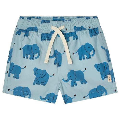 Kuling Strömstad Badeshorts Blue Elephant 98/104 cm  Blå  98/104 cm  unisex