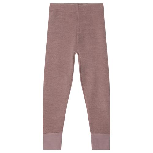 Kuling Adelaide Wool Fleece Pants Purple Mauve Purple Mauve-98/104 cm Uld Brun  98/104 cm  unisex