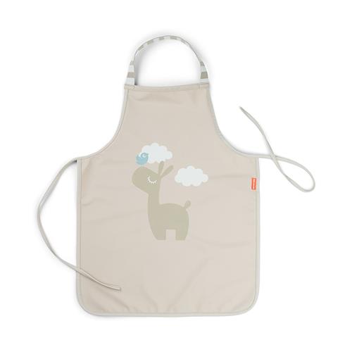 Done by Deer Waterproof Kids Apron Lalee Sand Sand One Size  Beige  One Size  unisex