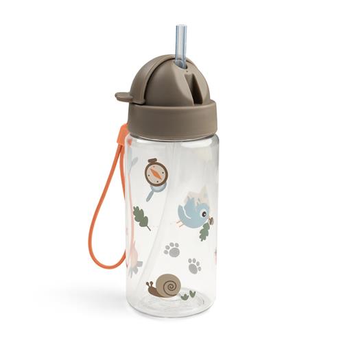 Done by Deer Straw Bottle Tiny Trails Sand 350 Ml Sand One Size  Beige  One Size  unisex