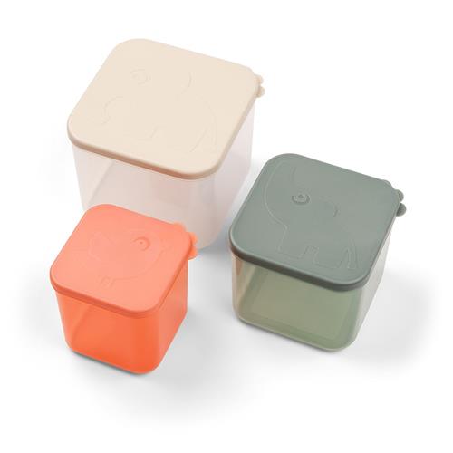 Done by Deer Food Storage Container Set L Elphee Colour Mix Colour Mix One Size  Hvid  One Size  unisex