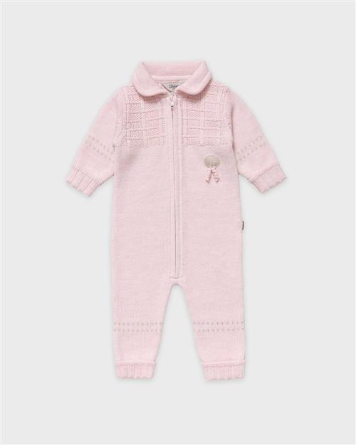 Lillelam Babysuit Classic Sky Pink Sky Pink 68 cm Uld Lyserød  68 cm  Piger