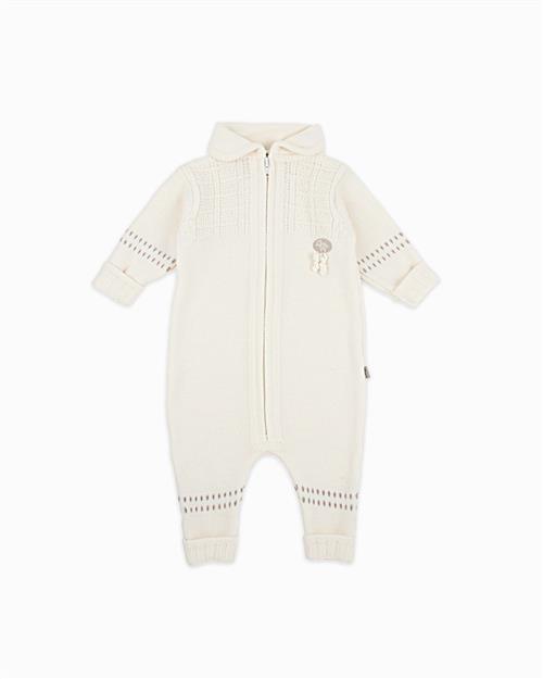 Lillelam Babysuit Classic White White 98 cm Uld Hvid  98 cm  unisex