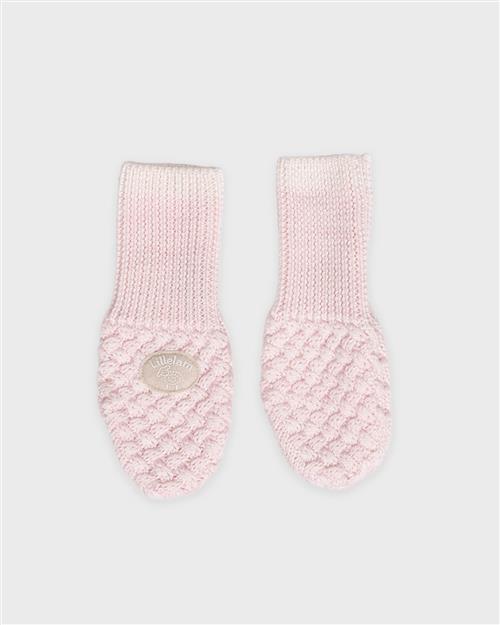 Lillelam Mittens Classic Sky Pink Sky Pink 86/92 cm Uld Lyserød  86/92 cm  Piger