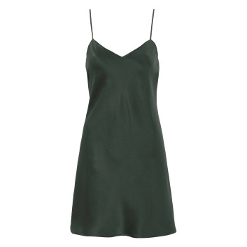 Damella 44001 Nightdress Mørkgrøn  silke Large Dame