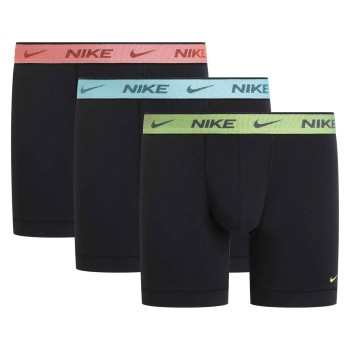 Nike 3P Essentials Cotton Stretch Boxer Brief Rød/Blå bomuld X-Large Herre