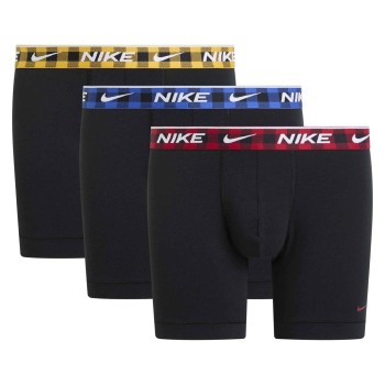 Nike 3P Essentials Cotton Stretch Boxer Brief Sort/Ternet bomuld Medium Herre