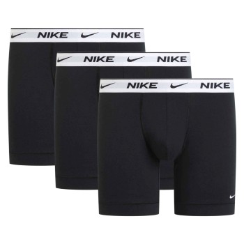 Nike 3P Essentials Cotton Stretch Boxer Brief Hvid/Sort bomuld X-Large Herre