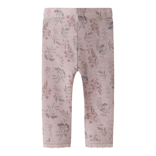 NAME IT Uld Leggings Wang Violet Ice Flowers