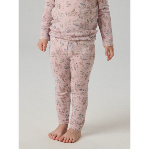 NAME IT Uld Leggings Wang Violet Ice Flowers