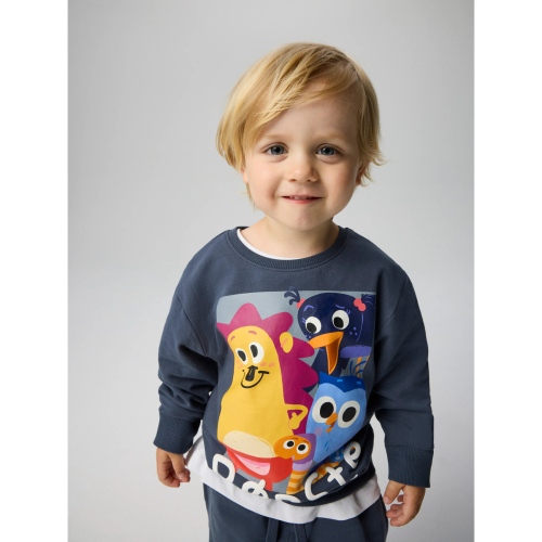 NAME IT Sweatshirt Aban Børste Ombre Blue