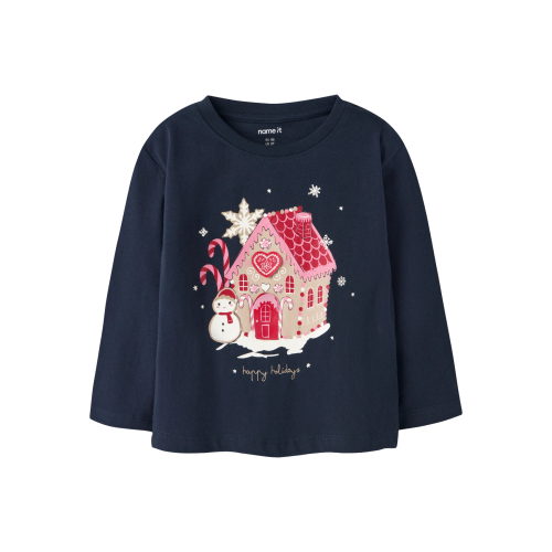 NAME IT Bluse Repoler Navy Blazer