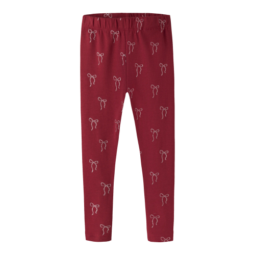 NAME IT Leggings Fri Red Dahlia