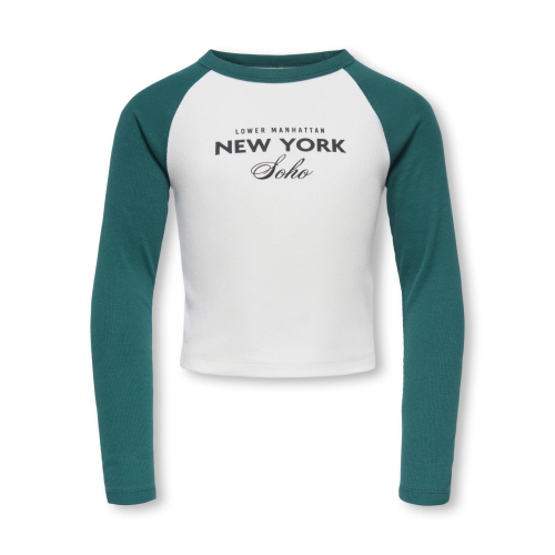 ONLY KIDS Bluse June New York/cloud Dancer Body