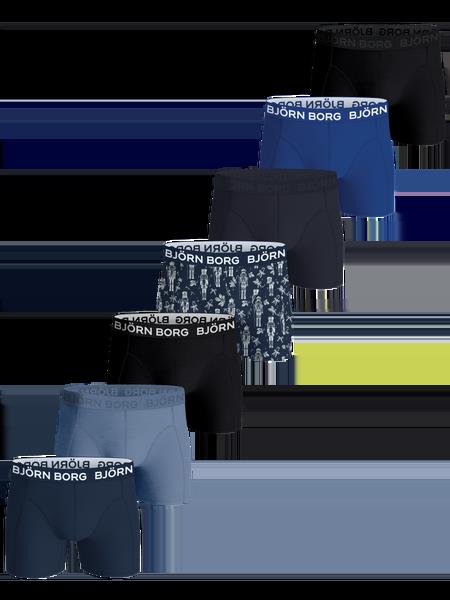 Björn Borg Cotton Stretch Boxers 7-pack Sort, M
