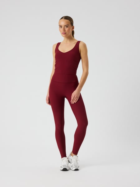 Björn Borg Studio Ribbed Tights Rød, M