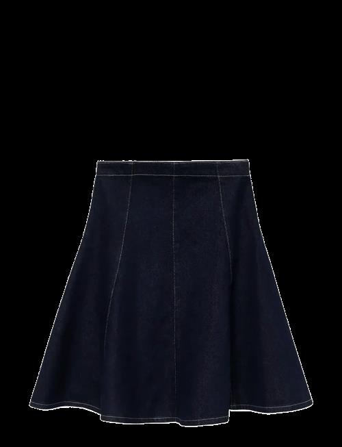 Mango | Denim Midi-Skirt With Stitching | S