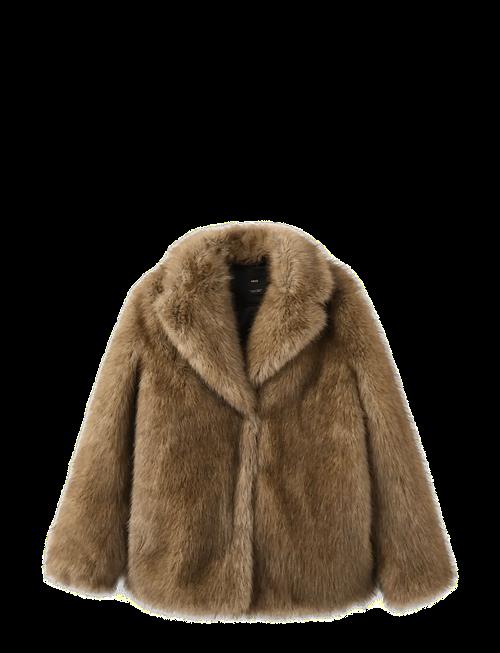 Mango | Faux-Fur Coat With Lapels | XS