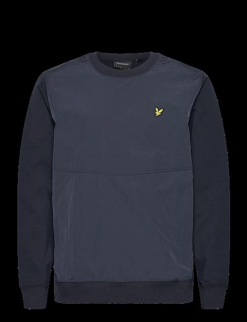 Lyle & Scott | Half Raglan Hybrid Sweatshirt | L