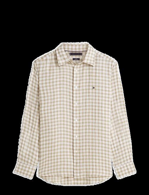 Tommy Hilfiger | Linen Essential Gingham Rf Shirt | L