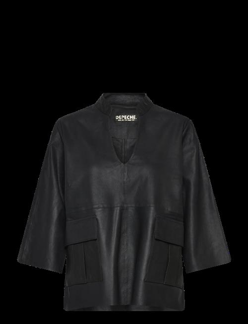 DEPECHE | Kyledep Leather Top | 42