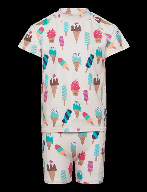 Geggamoja | Uv-Set Beige Ice Cream | 122/128